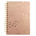 Russell & Hazel A5 Weekly/Monthly Planner, 5-7/8" x 8-1/4", Blush/Gold