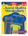 Shell Education Getting To The Roots Of Social Studies Vocabulary, Grades 6 - 8