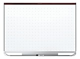 Quartet® Prestige™ 2 Magnetic Unframed Total Erase® Whiteboard, 48" x 36", Mahogany Wood Frame