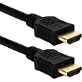 QVS 5-Meter High Speed HDMI UltraHD 4K with Ethernet Cable - First End: 1 x HDMI Male Digital Audio/Video - Second End: 1 x HDMI Male Digital Audio/Video - Supports up to 4096 x 2160 - Shielding - Gold Plated Contact - Black