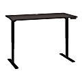 Bush Business Furniture Move 80 Series 60"W x 30"D Height Adjustable Standing Desk, Storm Gray/Black Base, Standard Delivery