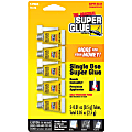 Super Glue Instant Adhesive Mini Tubes - 0.02 oz - 5 / Pack