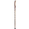 Brazos Walking Sticks™ Hitchhiker Twisted Laminated Walnut And Maple Walking Stick, 58"