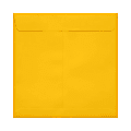 LUX Square Envelopes, 7 1/2" x 7 1/2", Peel & Press Closure, Sunflower Yellow, Pack Of 250