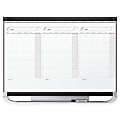 Quartet® Prestige™ 2 Total Erase® 3 Month Calendar Dry-Erase Whiteboard, 36" x 24", Aluminum Frame With Graphite Finish 1 thumbnail image