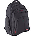 Swiss Mobility Carrying Case (Backpack) for 15.6" Notebook - Black - Bump Resistant, Scratch Resistant - Handle, Shoulder Strap - 19.5" Height x 8.5" Width x 16" Depth - 1 Each