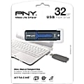 PNY Attache USB 2.0 Flash Drive, 32GB