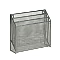 Honey-Can-Do Vertical File Sorter, 11 1/2"H x 12 5/8"W x 3 5/8"D, Silver 1 thumbnail image