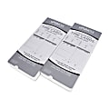 uPunch Time Cards, 2-Sided, 7.5" x 3.5", Gray, Pack Of 100, HNTCL2100-R 1 thumbnail image