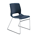 HON® Motivate Sled-Base Stacking Chair, Regatta, Set Of 4