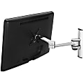 Visidec US Government compliant single display wall LCD/LED articulated arm - Full motion articulated single display wall mount. Supports displays up to 30" weighing up to 17.6lbs with a VESA mounting hole pattern of 75x75mm or 100x100mm