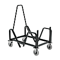 HON® Motivate Chair Cart For High-Density Stackers, Black 1 thumbnail image