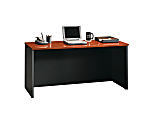 Sauder® Via 60"W Computer Desk Credenza, Classic Cherry/Soft Black 1 thumbnail image