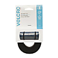 VELCRO® Brand GET-A-GRIP® Straps, 3/4" x 12', Black