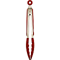Starfrit 9" Silicone Tongs - 1 Piece(s) - Tong - 1 x Grill Tong - Red
