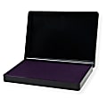 Traditional Rubber Stamp Ink Pad, 3-1/4" x 6 1/4", Violet 1 thumbnail image