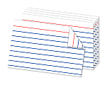 Office Depot® Brand Double Sided Index Cards, 4" x 6", White, Pack Of 100 1 thumbnail image