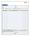 Adams® Carbonless Purchase Order Book, 8 3/8" x 10 11/16", 3-Part, 50 Set Pad