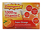 Emergen-C Vitamin C Drink Mix, 1,000 mg, Orange, Pack Of 30 Packets