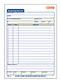 Adams® Carbonless 2-Part Receiving Record Book, 5 9/16" x 8 7/16", Book Of 50 Sets