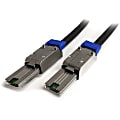 StarTech.com 2m External Mini SAS Cable - Serial Attached SCSI SFF-8088 to SFF-8088 - Connect your SAS storage devices using this high-performance SFF-8088 SAS cable solution - 2m sff 8088 cable - 2m sff 8088 to sff 8088 cable 1 thumbnail image