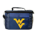 Kolder NCAA 6-Pack Cooler Bag, West Virginia Mountaineers, 8" x 10" x 6", Navy