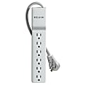 Belkin 6-Outlet Home And Office Surge Protector - 6 foot cord - Black - 720 Joule - Receptacles: 6 - 720J