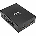 Eaton Tripp Lite series 2-Port 4K 3D HDMI Splitter, HDMI, HDCP 2.2, Ultra HD 4K x 2K Audio/Video, 3840x 2160 @ 60 Hz, HDR, TAA - B118002UHD2 1 thumbnail image