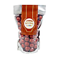 Sweetworks Foil-Wrapped Solid Milk Chocolate Balls, 1 Lb, Red