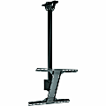 Peerless-AV Modular MOD-FPSKIT150-B Ceiling Mount for Flat Panel Display - Black - 39" to 75" Screen Support - 264 lb Load Capacity - 700 x 400, 600 x 400 - VESA Mount Compatible - 1