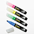 SKILCRAFT Highlighters - Chisel Marker Point Style - Fluorescent Yellow, Fluorescent Pink, Fluorescent Blue, Fluorescent Green - 4 / Set