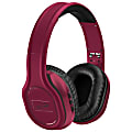 iLive Bluetooth® Over-The-Ear Headphones, Merlot, IAHP87MER