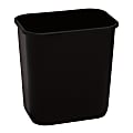 Highmark™ Wastebasket, 3.25 Gallons, 12-1/4"H x 8-1/2"W x 12"D, Black 1 thumbnail image
