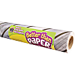 Teacher Created Resources® Better Than Paper® Bulletin Board Paper Rolls, 4' x 12', Herringbone White Wood, Pack Of 4 Rolls