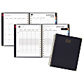 AT-A-GLANCE® Harmony 13-Month Weekly/Monthly Hardcover Planner, 9" x 11 1/8", Navy, January 2018 to January 2019 (6099-905-20-18) 1 thumbnail image