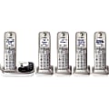 Panasonic KX-TGD225N Expandable Digital Cordless Answering System with 5 Handsets