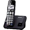 Panasonic KX-TGE210B DECT 6.0 1.90 GHz Cordless Phone, Black