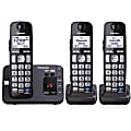 Panasonic KX-TGE233B Expandable Digital Cordless Answering System with 3 Handsets 1 thumbnail image