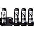 Panasonic KX-TGE234B Expandable Digital Cordless Answering System with 4 Handsets 1 thumbnail image