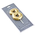 Hallmark "8" Metallic Gold Balloon Candle 1 thumbnail image