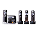 Panasonic KX-TG7874S Link2Cell Bluetooth Cellular Convergence Solution with 4 Handsets in Silver 1 thumbnail image