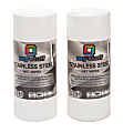 Mind Reader My Stuff All-Purpose Stainless-Steel Cleaning Wipes, 40 Wipes Per Container, Pack Of 2 Containers 1 thumbnail image