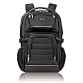 Solo New York Arc Backpack with 17.3" Laptop Pocket, Black/Tan 1 thumbnail image