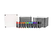 McSquares With Markers, And Magnetic, Dry-Erase Panel, 11 1/4"H x 11 1/4"W x 1"D, Pack Of 32 McSquares 1 thumbnail image