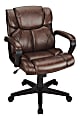 Brenton Studio® Briessa Mid-Back Chair, Brown/Black 1 thumbnail image