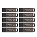 Centon DataStick Pro USB Flash Drives, USB 2.0, 2GB, Gray, Pack Of 100, S1-U2P1-2G100PK 1 thumbnail image