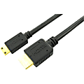 APC by Schneider Electric 3M Mini HDMI M to HDMI M GoldC Black - 9.84 ft HDMI A/V Cable for Audio/Video Device - First End: 1 x Mini HDMI Male Digital Audio/Video - Second End: 1 x HDMI Male Digital Audio/Video - Gold Plated Connector - Black