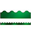 Carson Dellosa Sparkle And Shine Scalloped Borders, Emerald Green, Pack Of 13 Border Strips 1 thumbnail image