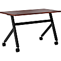 basyx by HON® Multipurpose 48"W Fixed Base Training Table, Chestnut