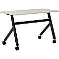 basyx by HON® Multipurpose 48"W Fixed Base Training Table, Light Gray